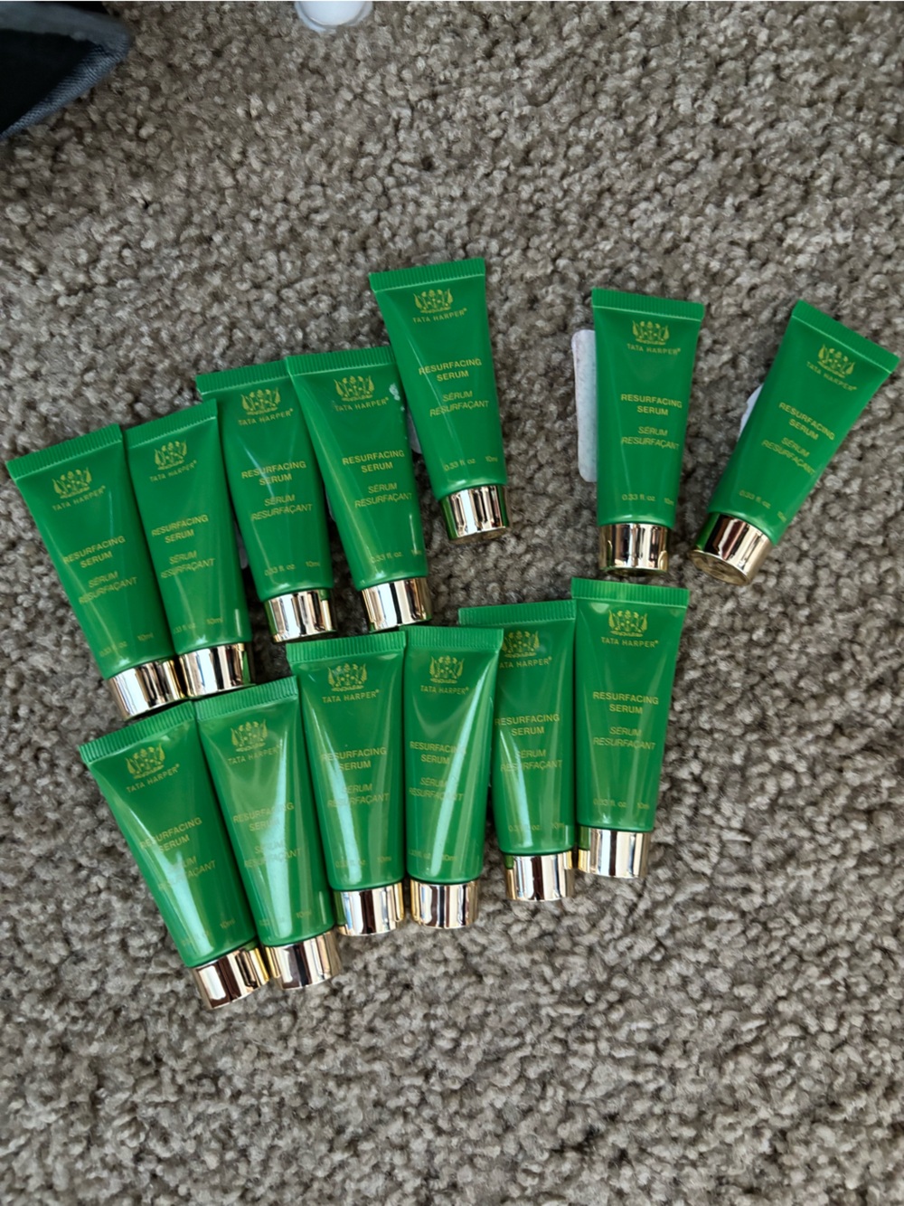 NWT Tata Harper Resurfacing Serum Travel Minis Lot of 13(10ml / 0.33 oz each)